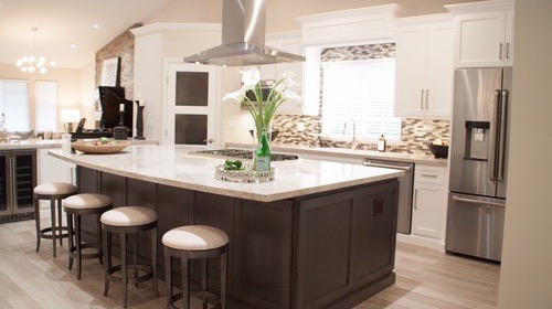 A fully remodeled kitchen by Dry Creek Construction